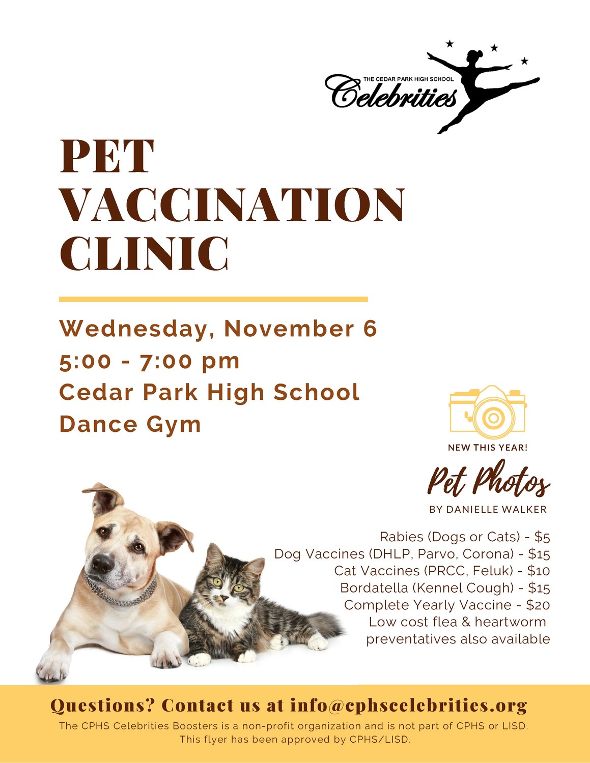 Pet Vaccination Clinic & Pet Photos | Hill Country News